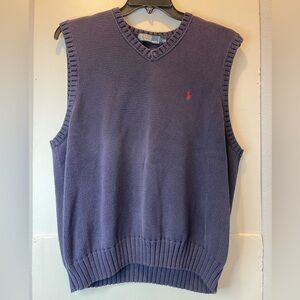 Polo Ralph Lauren 90’s Sweater Vest Size XXL Navy Blue